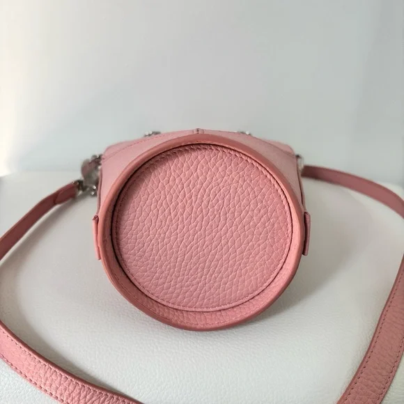NWOT Tiffany & Co. Rose Pink Heart-Shaped Crossbody Bag - Picture 4 of 14